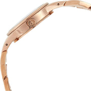 Calvin Klein Snake Silver Dial Rose Gold Steel Strap Watch For Women - K6E23646