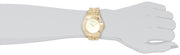 Marc Jacobs Blade Gold Dial Gold Steel Strap Watch for Women - MBM3126