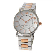 Marc Jacobs Roxy Silver Dial Two Tone Steel Strap Watch for Women - MJ3551