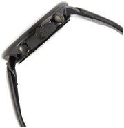 Calvin Klein High Noon Black Dial Black Leather Strap Watch for Men - K8M274CB