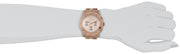 Marc Jacobs Blade Chronograph Brown Dial Brown Steel Strap Watch for Women - MBM3121