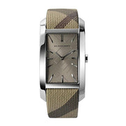 Burberry The Pioneer Grey Dial Leather Strap Watch for Women - BU9504