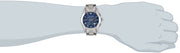Emporio Armani Classic Blue Dial Silver Steel Strap Watch For Men - AR1635