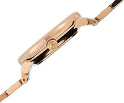 Swarovski Crystalline Chic Red Dial Rose Gold Steel Strap Watch for Women - 5547608