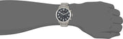 Tommy Hilfiger Trent Chronograph Black Dial Silver Steel Strap Watch for Men - 1791054
