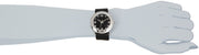 Marc Jacobs Amy Black Dial Black Leather Strap Watch for Women - MBM1140