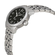 Tissot Le Locle Automatic Small Lady Black Dial Silver Steel Strap Watch For Women - T41.1.183.53