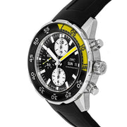 IWC Aquatimer Automatic Chronograph Black Dial Black Rubber Strap Watch for Men - IW376709