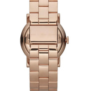 Marc Jacobs Amy Glitz Brown Dial Rose Gold Steel Strap Watch for Women - MBM3221