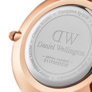 Daniel Wellington Petite White Dial White Leather Strap Watch For Women - DW00100249