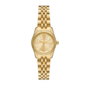 Michael Kors Lexington Analog Gold Dial Gold Steel Strap Watch for Women - MK4741
