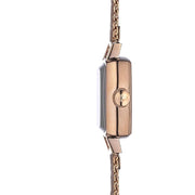 Tissot Lovely Square Lady Quartz Rose Gold Dial Rose Gold Mesh Bracelet Watch For Women - T058.109.33.456.00