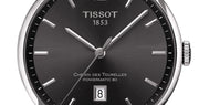 Tissot Chemin Des Tourelles Powermatic 80 Black Dial Black Leather Strap Watch For Men - T099.407.16.447.00