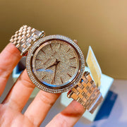 Michael Kors Darci Rose Gold Dial Rose Gold Steel Strap Watch for Women - MK3439