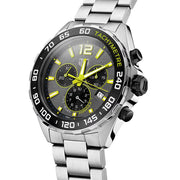 Tag Heuer Formula 1 Chronograph Grey Dial Silver Steel Strap Watch for Men - CAZ101AG.BA0842