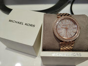 Michael Kors Darci Rose Gold Dial Rose Gold Steel Strap Watch for Women - MK3439