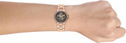 Michael Kors Camille Chronograph Grey Dial Rose Gold Steel Strap Watch For Women - MK6983