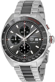 Tag Heuer Formula 1 Automatic Chronograph Grey Dial Two Tone Strap Watch for Men - CAZ2012.BA0970