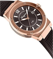 Salvatore Ferragamo F-80 Classic Black Dial Black Rubber Strap Watch for Men - SFHY02522