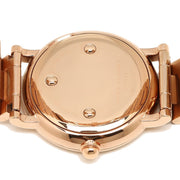 Marc Jacobs Roxy White Dial Rose Gold Steel Strap Watch for Women - MJ3523
