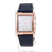 Movado Heritage Mother of Pearl White Dial Blue Leather Strap Watch For Women - 3650052