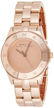 Marc Jacobs Blade Rose Gold Dial Rose Gold Steel Strap Watch for Women - MBM3127