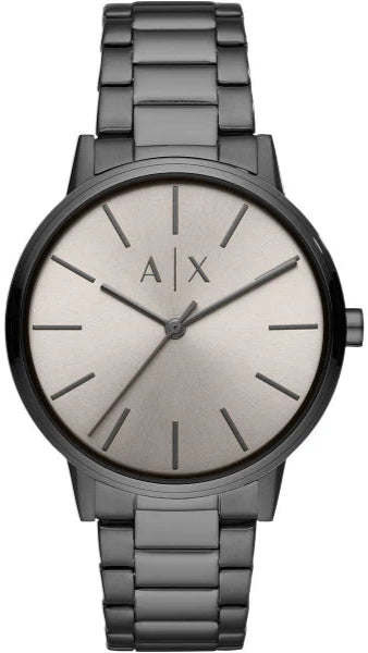 Armani Exchange Cayde Analog Grey Dial Grey Steel Strap Watch For Men  - AX2722