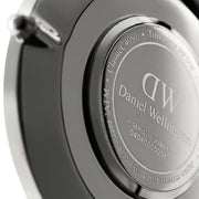 Daniel Wellington Classic Sheffield White Dial Black Leather Strap Watch For Men - DW00100020