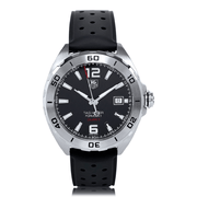 Tag Heuer Formula 1 Automatic Black Dial Black Rubber Strap Watch for Men - WAZ2113.FT8023