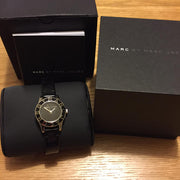 Marc Jacobs Black Dial Black Ceramic Strap Watch for Women - MBM9501