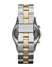 Marc Jacobs Henry Chronograph Silver Dial Two Tone Steel Strap Watch for Women - MBM3197