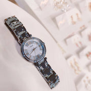 Guess Park Ave Analog Quartz Blue Dial Blue Steel Strap Watch For Women - W0767L4