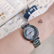 Guess Park Ave Analog Quartz Blue Dial Blue Steel Strap Watch For Women - W0767L4