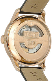 Tissot T Classic Le Locle Automatic Black Dial Black Leather Strap Watch For Men - T41.5.423.53