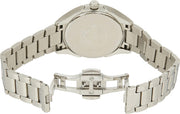 Emporio Armani Valeria Quartz Mother of Pearl Dial Silver Steel Strap Watch For Women - AR11030