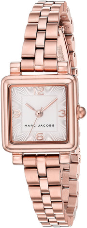 Marc Jacobs Vic Silver Dial Rose Gold Steel Strap Watch for Women - MJ3530