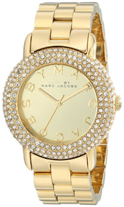 Marc Jacobs Marci Gold Dial Gold Steel Strap Watch for Women - MBM3191