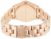 Marc Jacobs Blade White Dial Gold Steel Strap Watch for Women - MBM3075