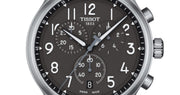 Tissot Chrono XL Vintage Quartz Black Dial Black Leather Strap Watch For Men - T116.617.16.062.00