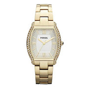 Fossil Wallace Gold Tone Dial Gold Steel Strap Watch for Women - ES3176