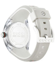 Gucci Sync Quartz White Dial White Rubber Strap Unisex Watch - YA137302