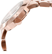 Marc Jacobs Amy Pink Dial Rose Gold Steel Strap Dial Watch for Women - MBM8625