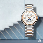 Maurice Lacroix Fiaba Moonphase Mother of Pearl Dial Two Tone Steel Strap Watch for Women - FA1084-PVP13-150-1