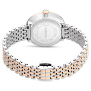 Swarovski Certa Crystals Silver Dial Two Tone Steel Strap Watch for Women - 5672971