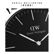 Daniel Wellington Classic Cornwall Quartz Black Dial Black Nylon Strap Watch For Women - DW00100151