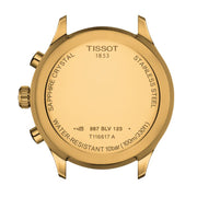 Tissot Chrono XL Classic Black Dial Gold Steel Strap Watch for Men - T116.617.33.051.00