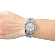 Movado Bold Silver Dial Silver Steel Strap Watch for Women - 3600244