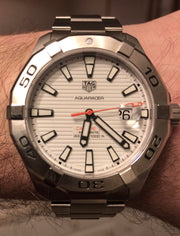 Tag Heuer Aquaracer White Dial Watch for Men - WAY2013.BA0927