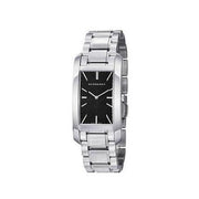 Burberry Heritage Black Dial Silver Steel Strap Watch For Women - BU9401