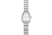 Bvlgari Serpenti Seduttori Quartz White Dial Silver Steel Strap Watch for Women - SERPENTI103141